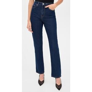 Reformation Jax High Rise Straight Jeans Stretch Denim, Size 26